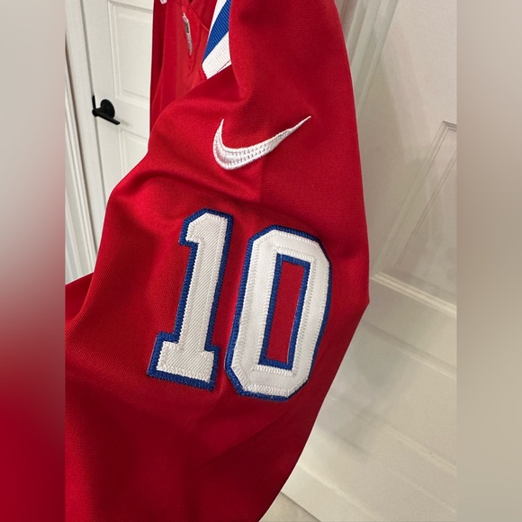 NFL Red New England Patriots #10 Mac Jones On Field Jersey Mens Large Stitched - Picture 5 of 5